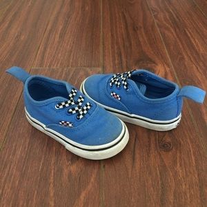 Blue Vans size 5T
